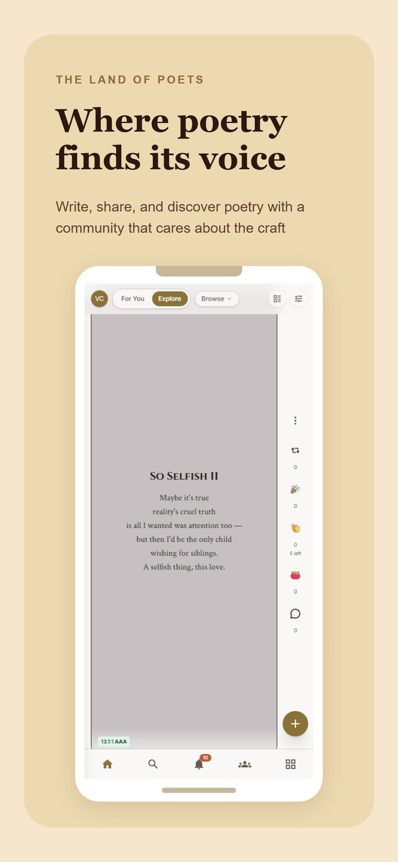 Stanza feed on iPhone
